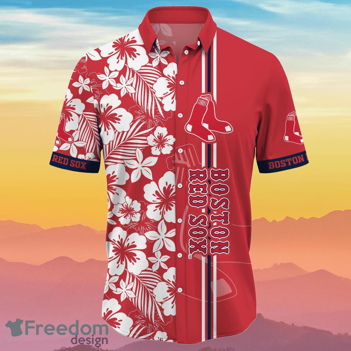 Boston Red Sox MLB Flower Hawaiian Shirt Summer Football Best Gift For Real Fans Product Photo 2