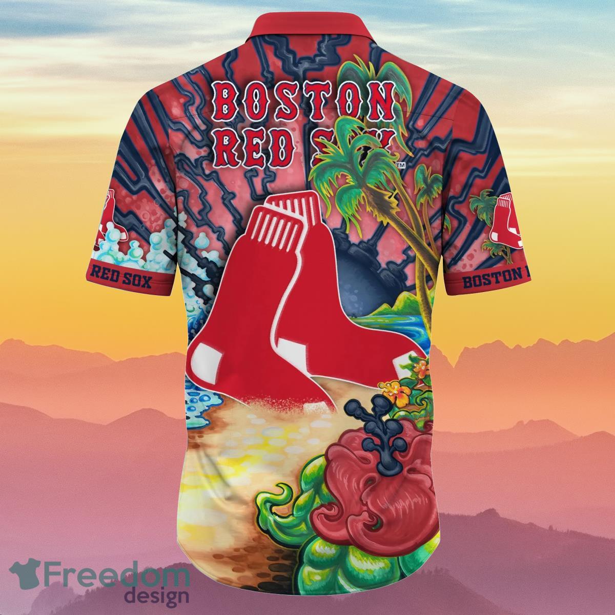 Boston Red Sox MLB Flower Hawaiian Shirt Summer Football Best Idea