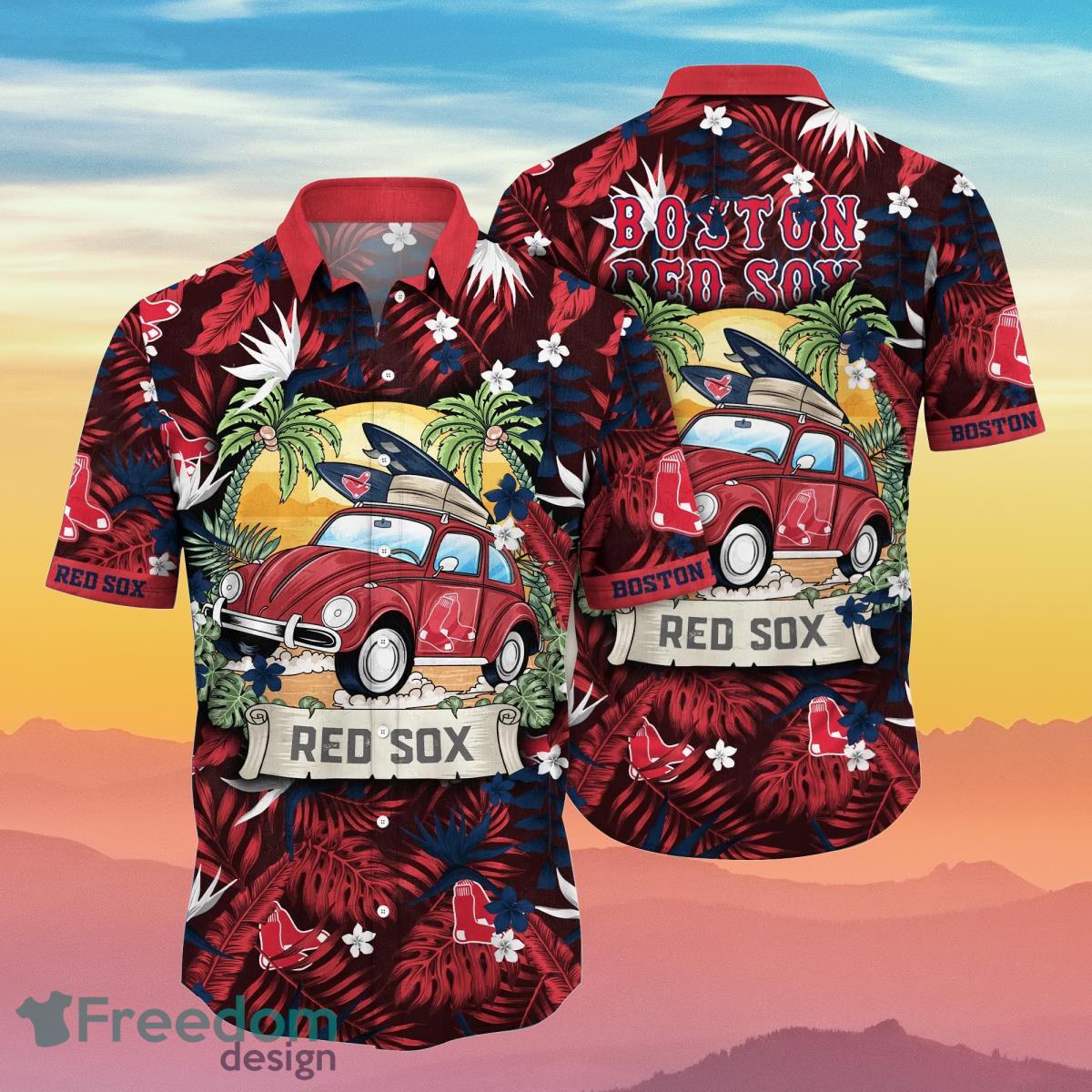 Boston Red Sox MLB Flower Hawaiian Shirt Summer Football Impressive Gift For Real Fans Product Photo 1