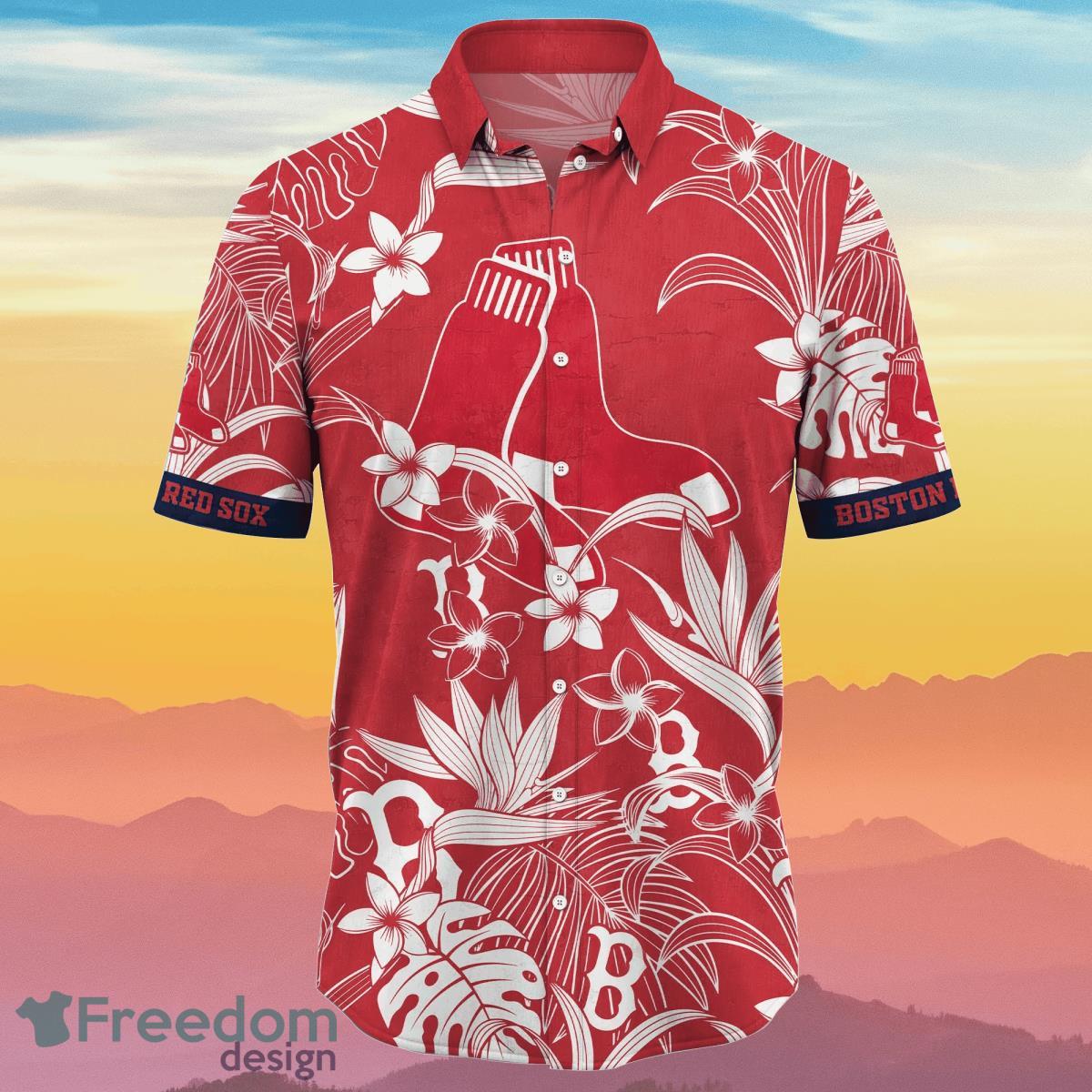 Boston Red Sox MLB Flower Hawaiian Shirt Summer Football Unique Gift For Real Fans Product Photo 2