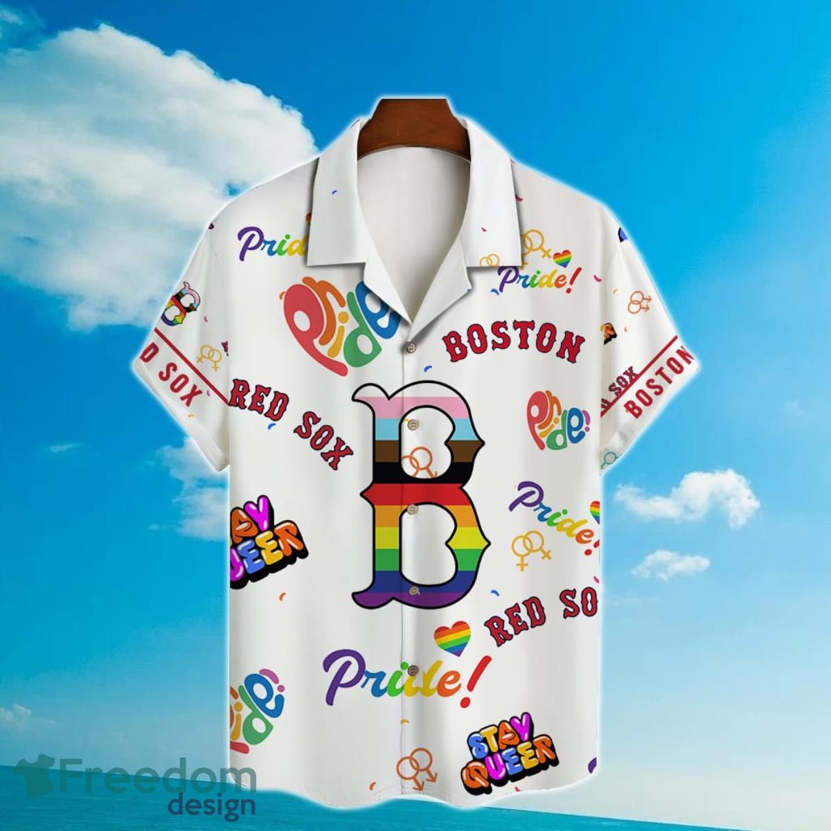 Boston Red Sox MLB Happy Pride Month Hawaiian Shirt Product Photo 2