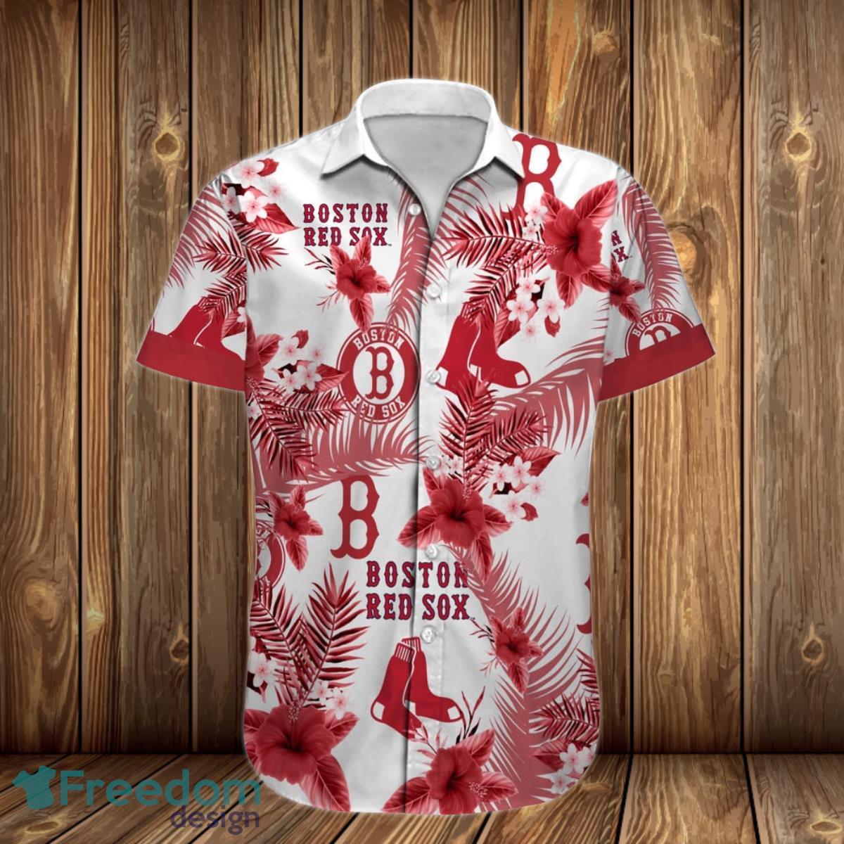 red sox aloha shirt