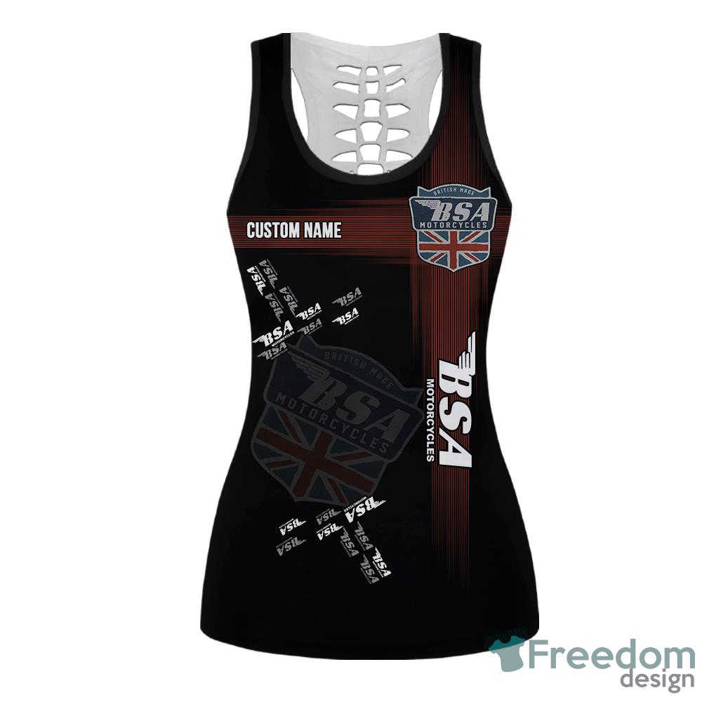 BSA AS 3D Full Printing Custom Name Leggings And Hollow Tank Women - BSA AS 3D Hollow tank Leggings Full Printing Custom Name_15