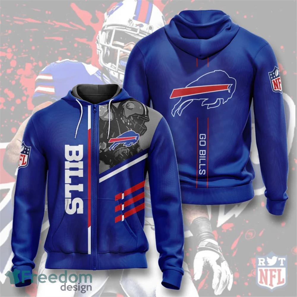 Buffalo Bills 3D Hoodie skull for Halloween graphic Gift For Mens