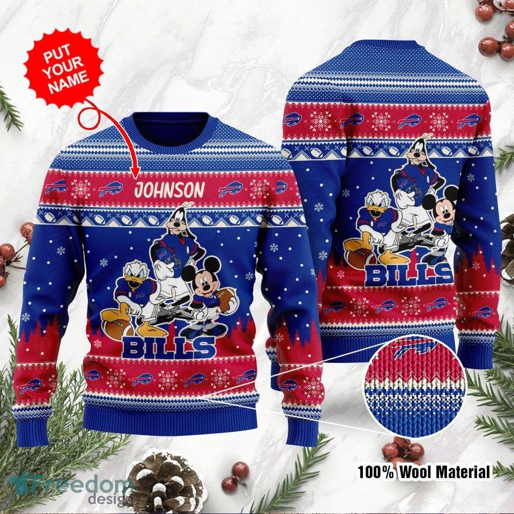 Buffalo Bills Knitted Sweater For Christmas - Freedomdesign