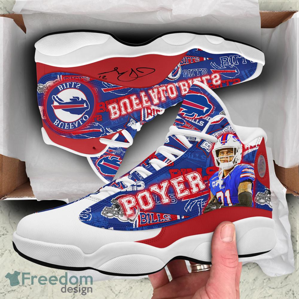 Buffalo Bills Jordan Poyer Air Jordan 13 Shoes For Men Women