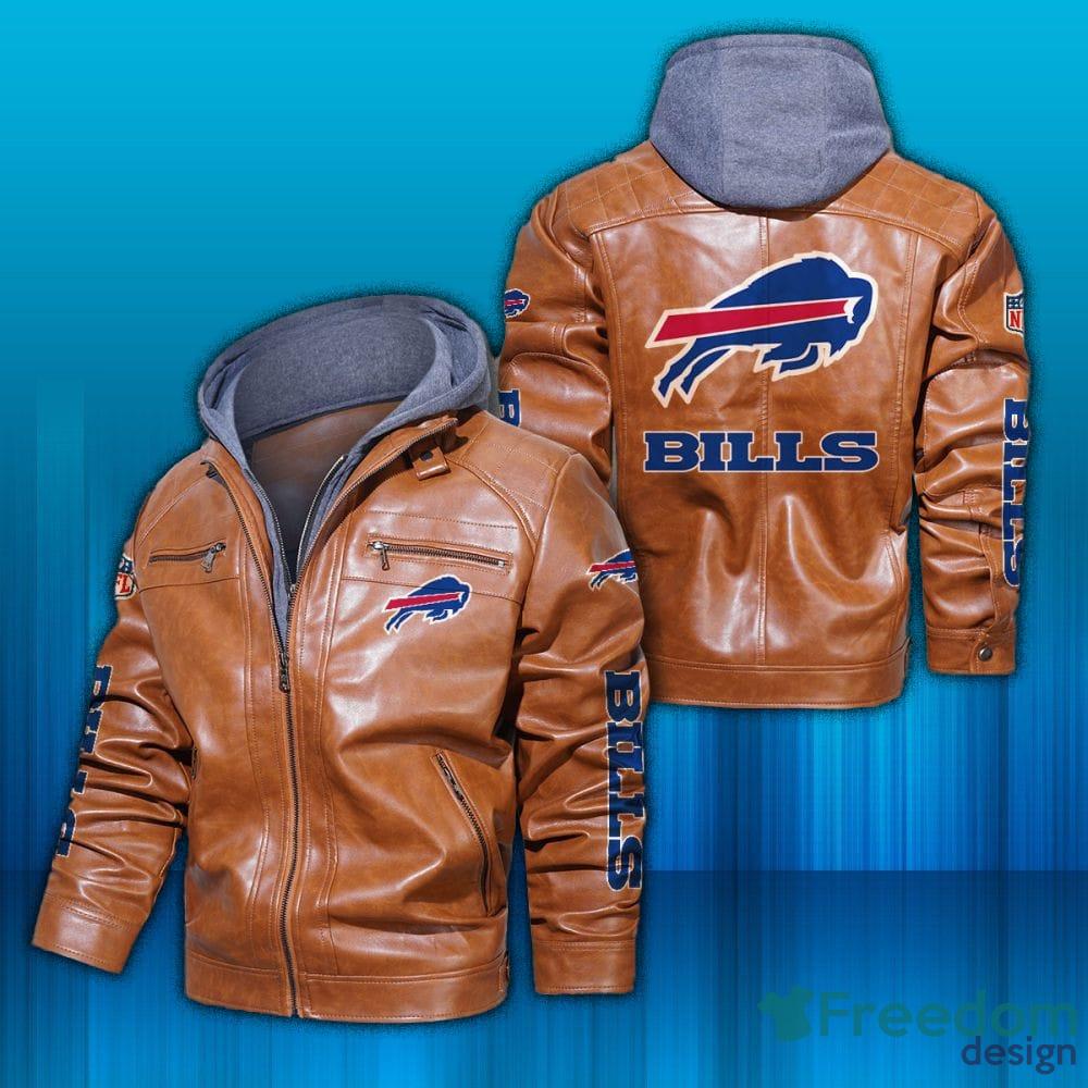 Buffalo Bills Logo NFL Leather Jacket For Men And Women - Freedomdesign