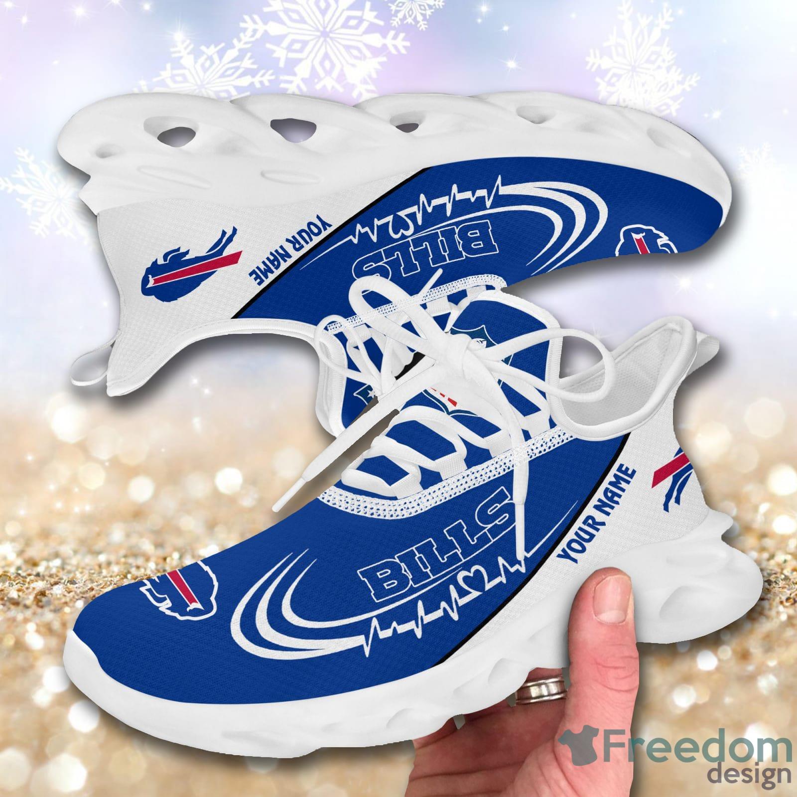 Buffalo Bills NFL Red Blue Color Max Soul Shoes