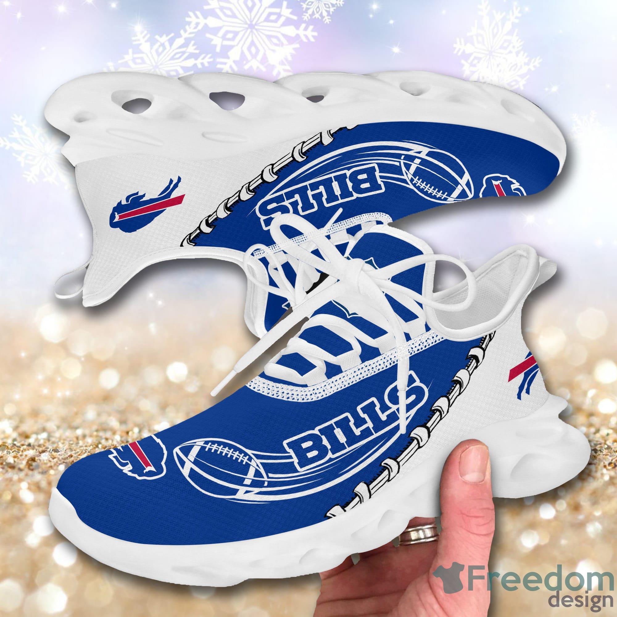 Buffalo Bills Logo NFL Sport Sneakers Design 1 Max Soul Shoes