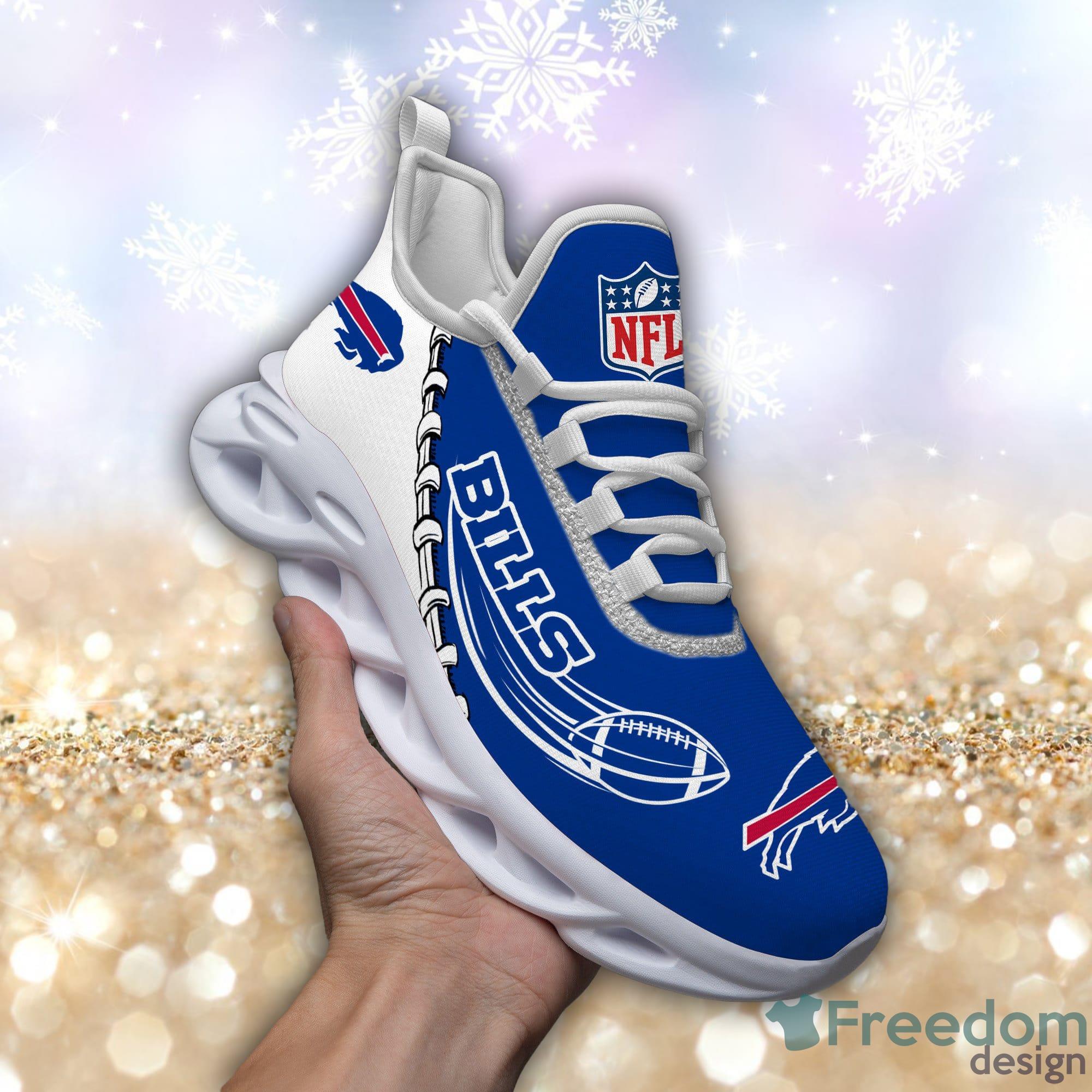 Buffalo Bills NFL Red Blue Color Max Soul Shoes