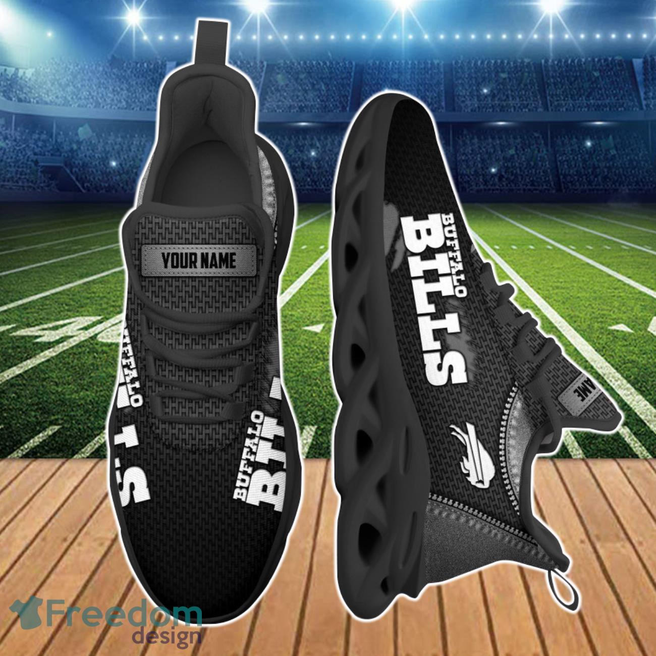 Buffalo Bills NFL Clunky Max Soul Shoes Custom Name For Fans Sneaker Product Photo 2