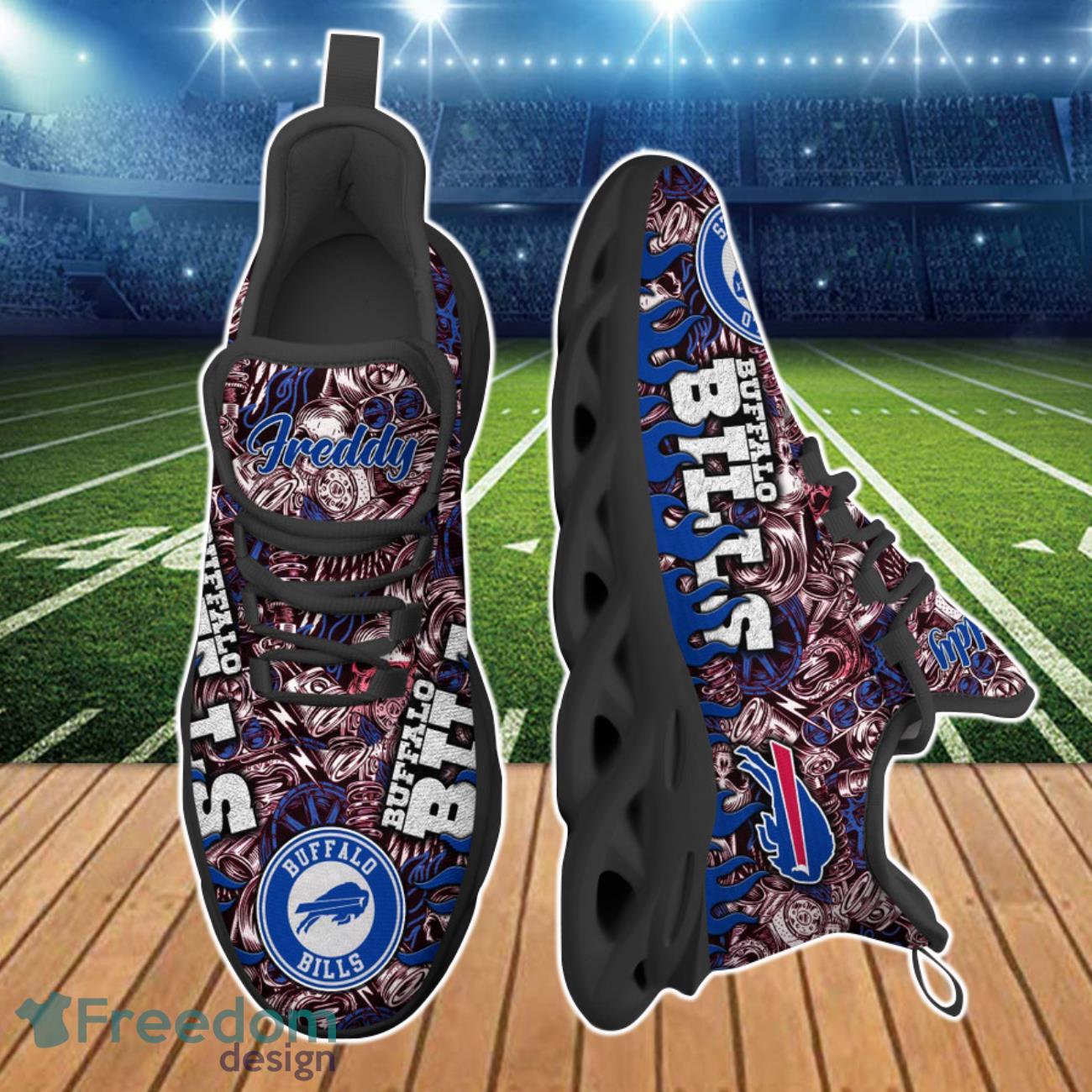 Buffalo Bills NFL Clunky Max Soul Shoes Custom Name Gift For Fans Product Photo 2