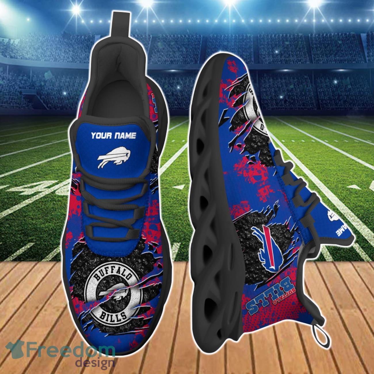 Buffalo Bills NFL Max Soul Shoes Custom Name For True Fans Product Photo 2