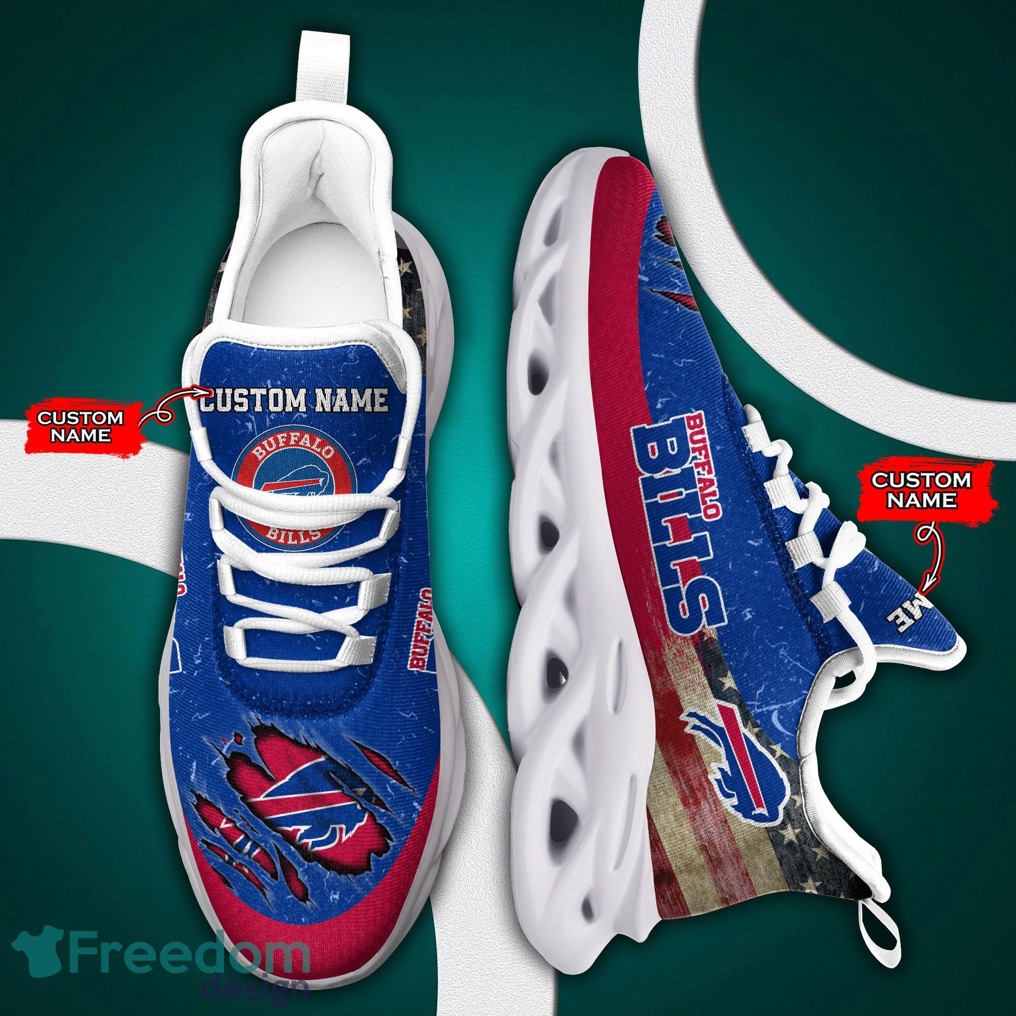 Buffalo Bills NFL Max Soul Shoes Custom Name For Men Women - Freedomdesign