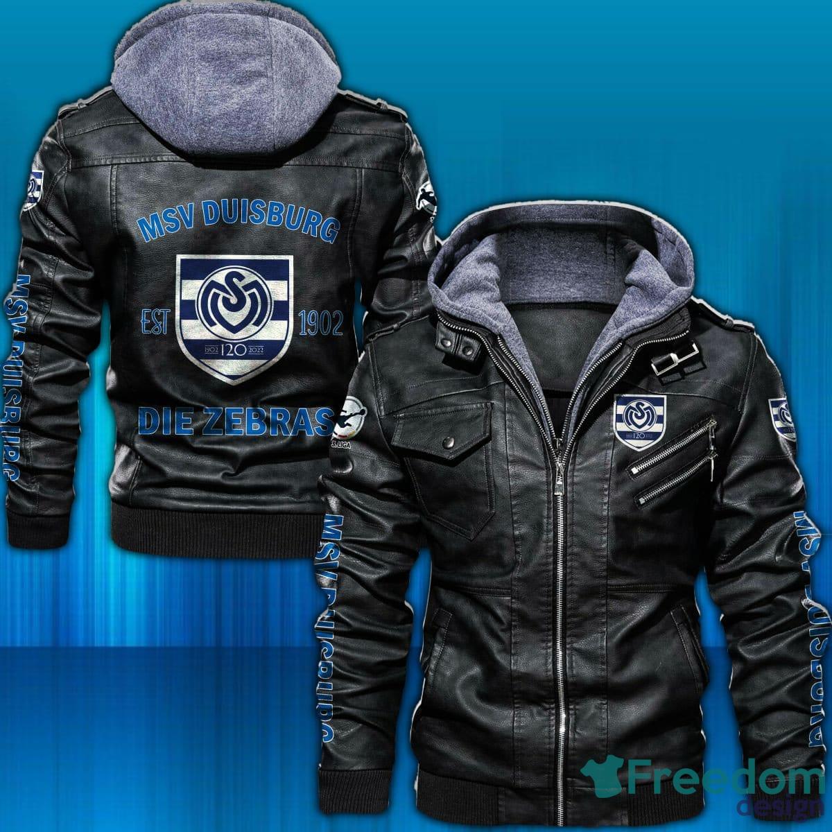 New York Giants Logo NFL Leather Jacket For Men And Women - Freedomdesign