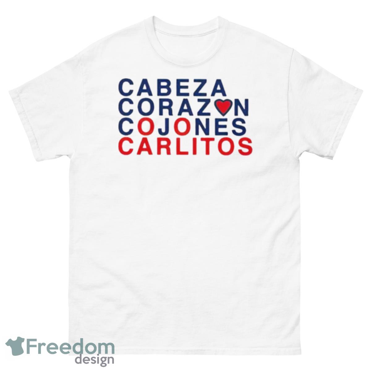 Cabeza Corazon Cojones Carlitos Shirt - 500 Men’s Classic Tee Gildan