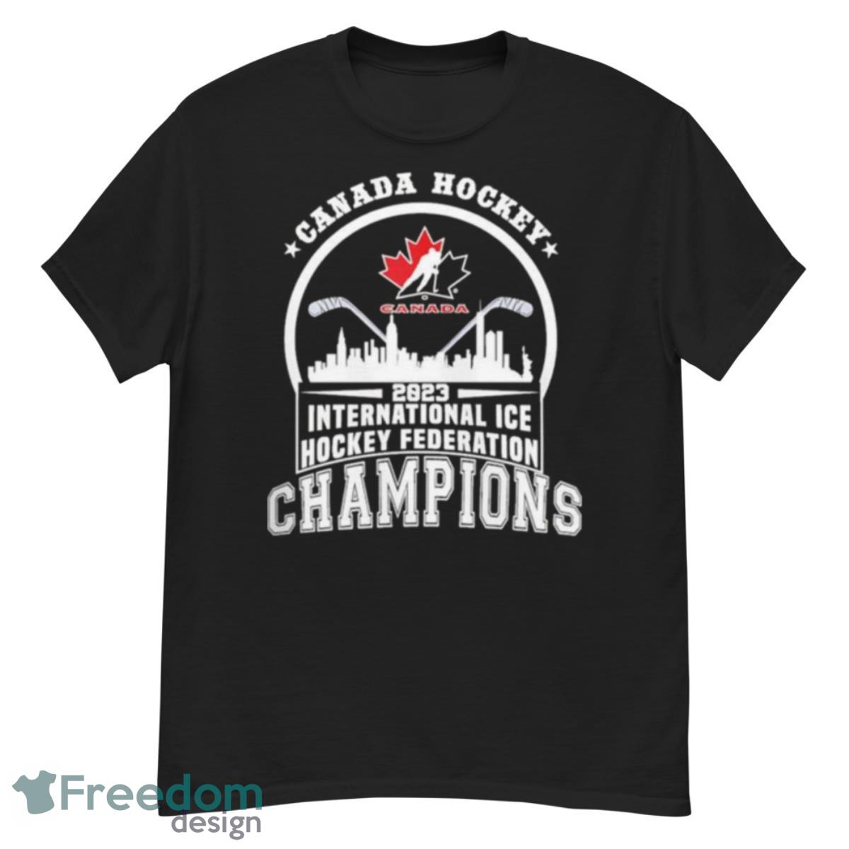 Canada Hockey 2023 International ICE Hockey Federation Champions Skyline Shirt - G500 Men’s Classic T-Shirt