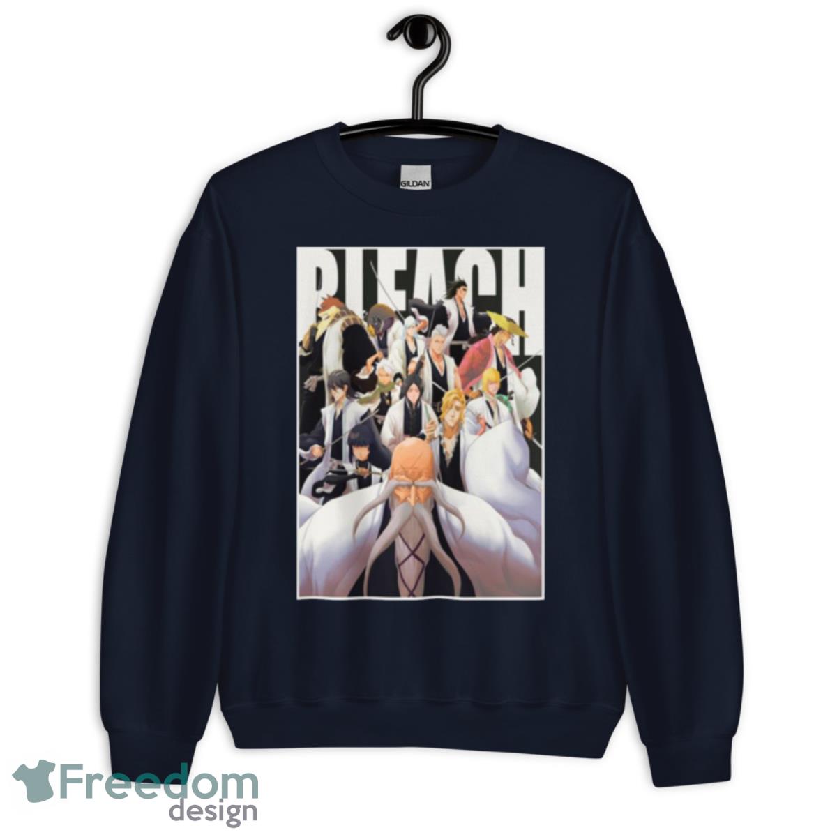 Captains Graphic Bleach Anime Art Shirt - Unisex Crewneck Sweatshirt-1