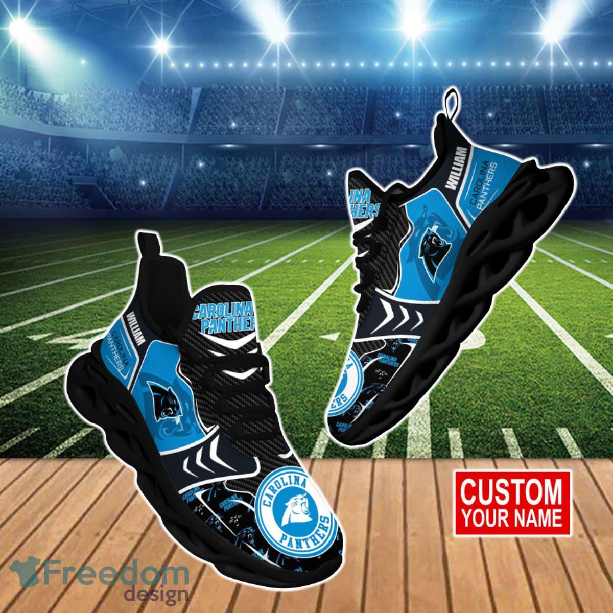 Carolina Panthers NFL Clunky Max Soul Shoes Custom Name For True Fans Product Photo 1