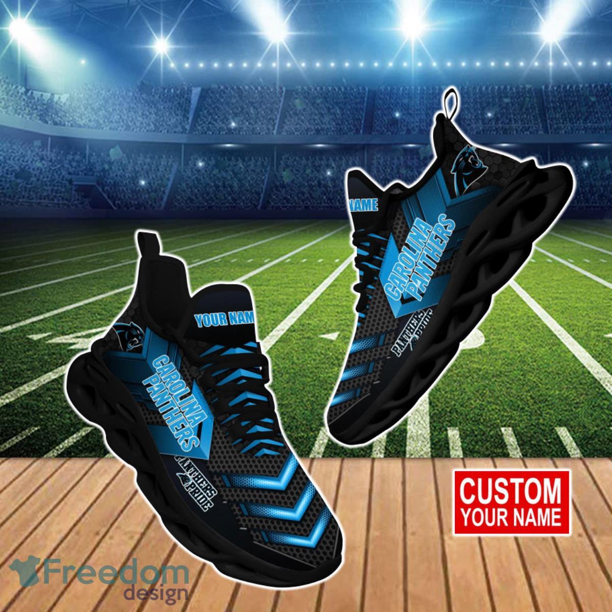 Carolina Panthers NFL Max Soul Shoes Personalized Product Photo 1