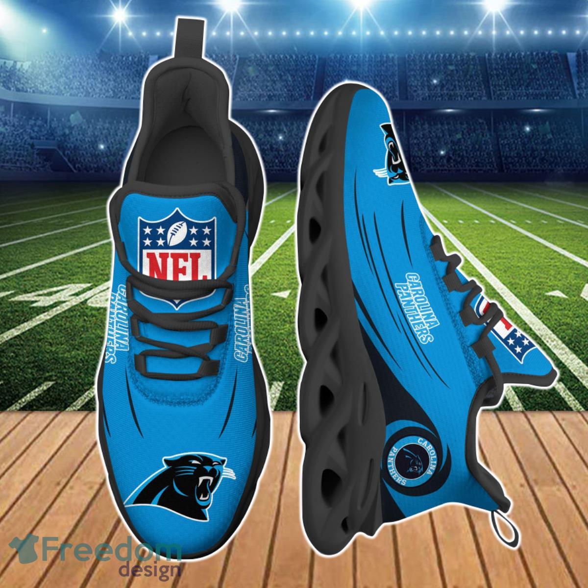 Carolina Panthers NFL Max Soul Shoes Product Photo 1