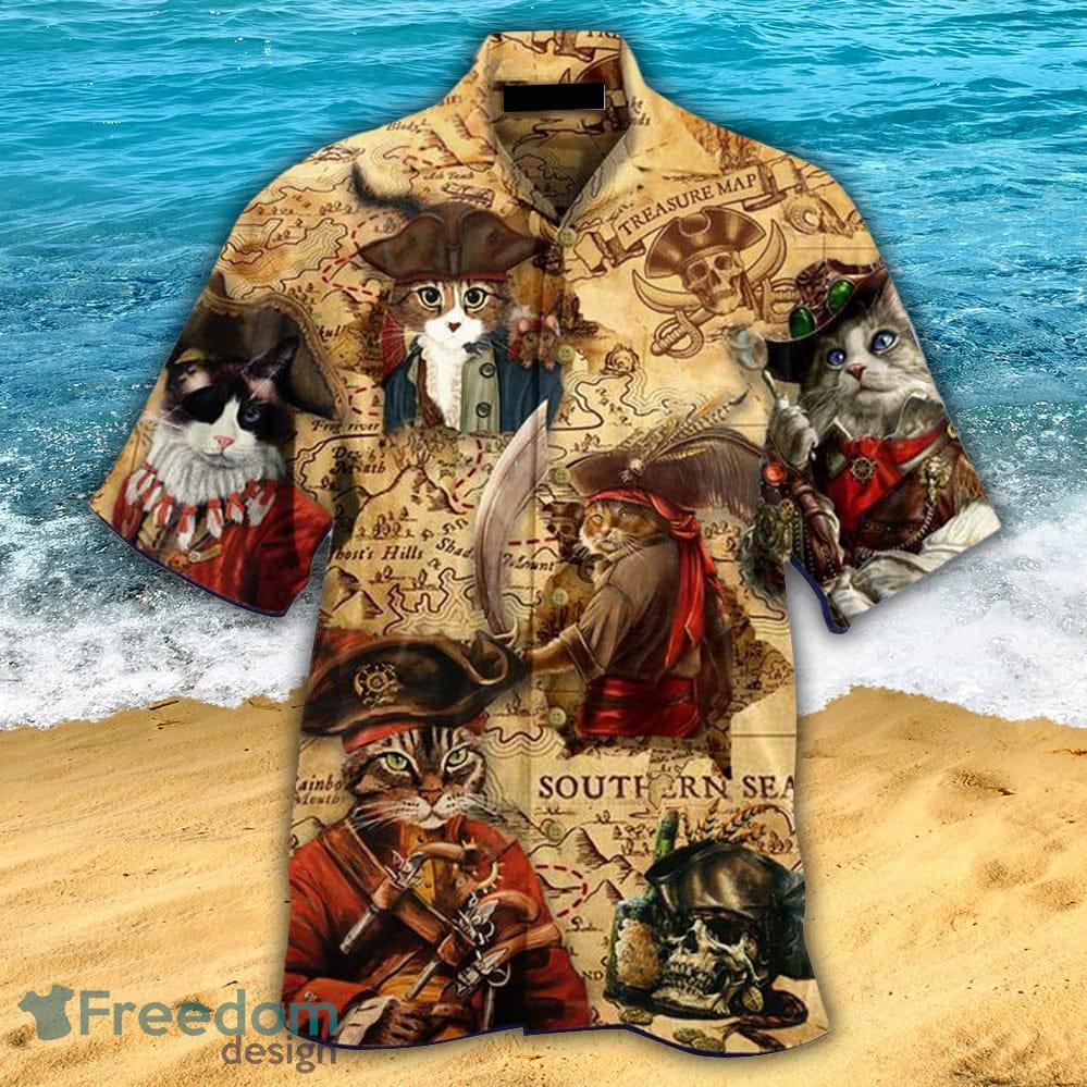 Pirate Costume Hawaiian Shirt, Cool Pirate Shirt For Adults