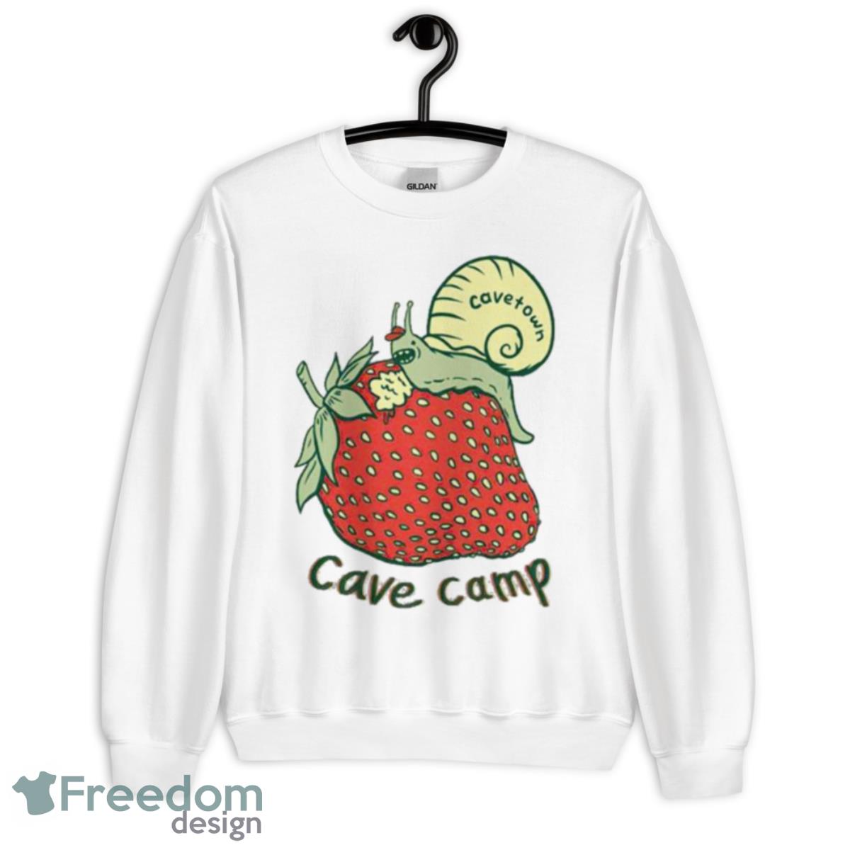 Cavetown Hungry Snail Cave Camp Shirt - Unisex Heavy Blend Crewneck Sweatshirt