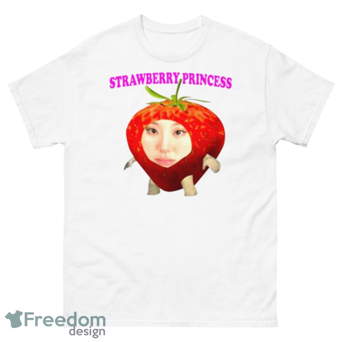 Chaeyoung wearing strawberry princess shirt - 500 Men’s Classic Tee Gildan