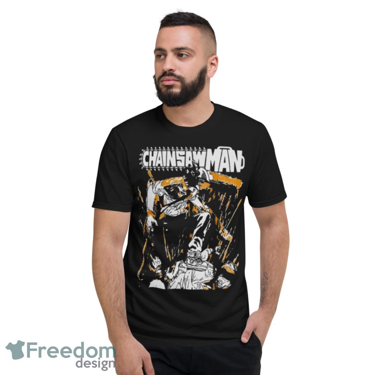 Chainsaw Man Anime Denji Makima Pochita Shirt - Short Sleeve T-Shirt