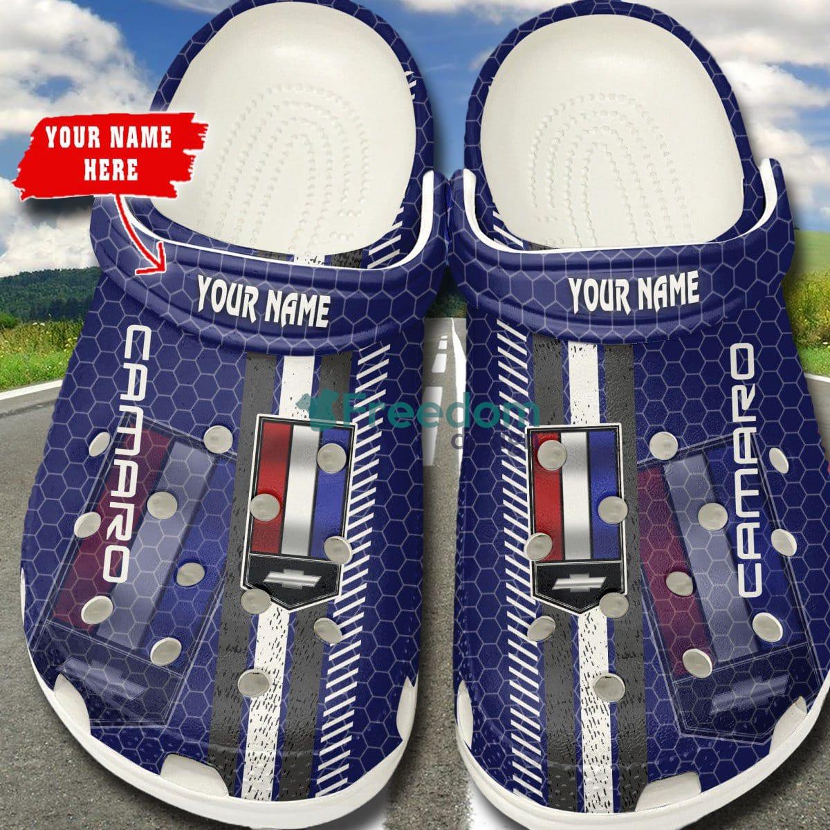 Chevrolet Camaro W Car And Motorcycles Logo Clog Shoes Custom Name - Chevrolet Camaro _1
