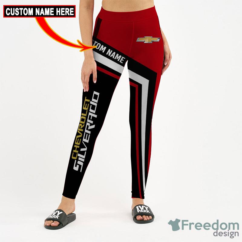 Chevrolet silverado Skull 3D Full Printing Custom Name Leggings And Hollow Tank - Chevrolet silverado Skull 3D Hollow tank Leggings Full Printing Custom Name_9