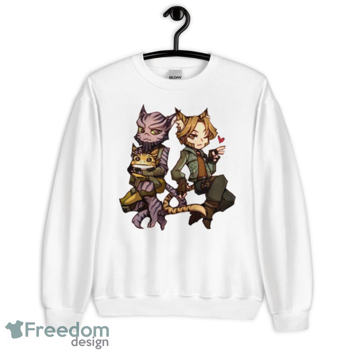 Chibi Kalluzeb And Friend Shirt - Unisex Heavy Blend Crewneck Sweatshirt