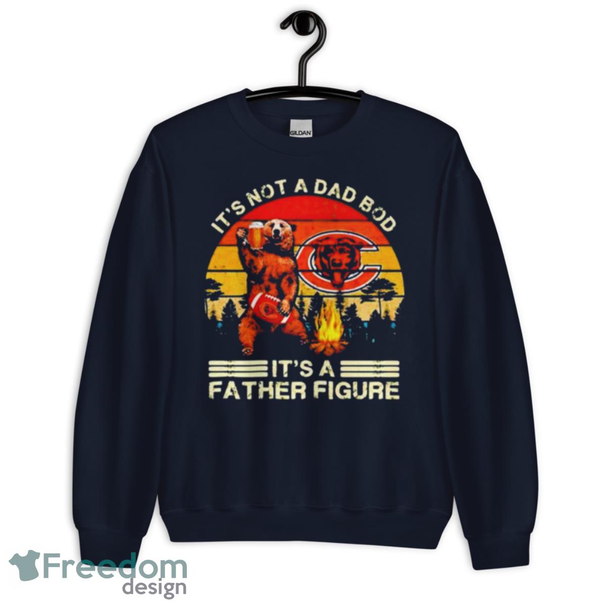 Chicago Bears It's Not A Dad Bod It's A Father Figure Vintage 2023 Shirt -  Freedomdesign