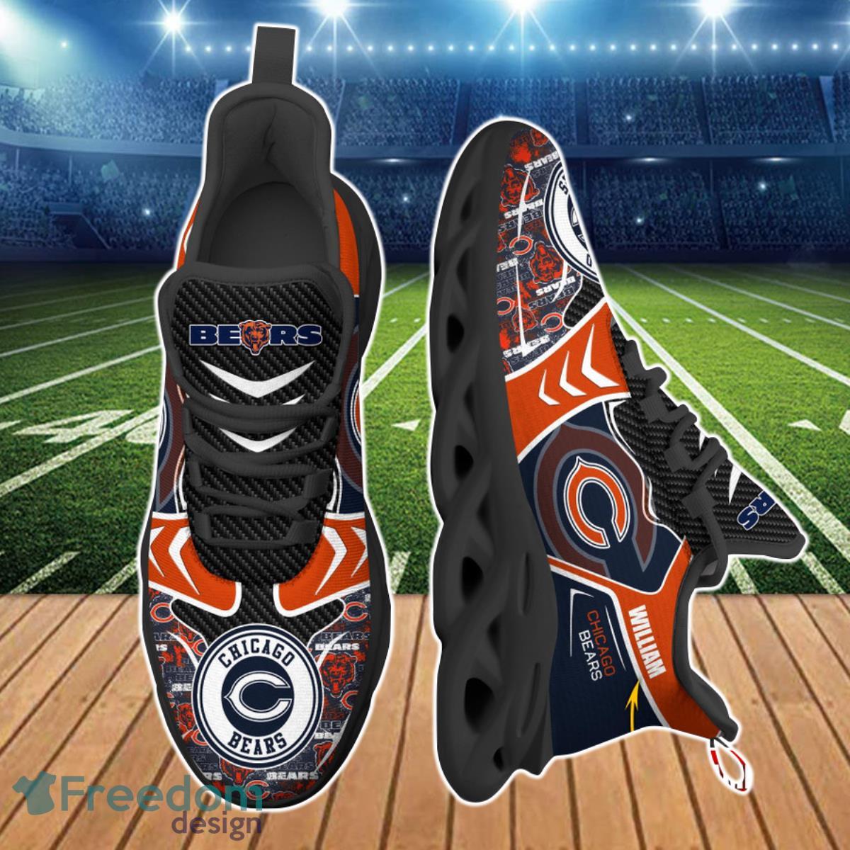 Chicago Bears NFL Clunky Max Soul Shoes Personalized Ideal Gift For True Fans Product Photo 2