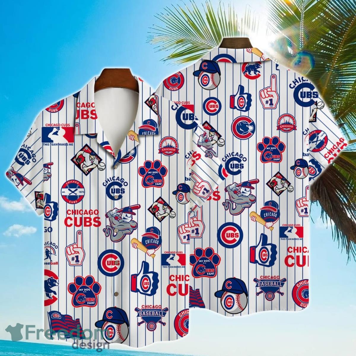 Chicago Cubs Major League Baseball 3D Print Hawaiian Shirt For Fans -  Freedomdesign