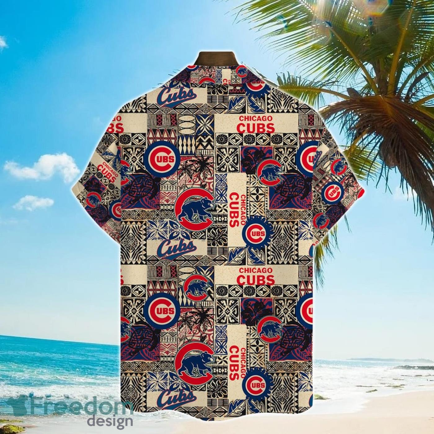 Chicago Cubs Major League Baseball Print Hawaiian Shirt For Men