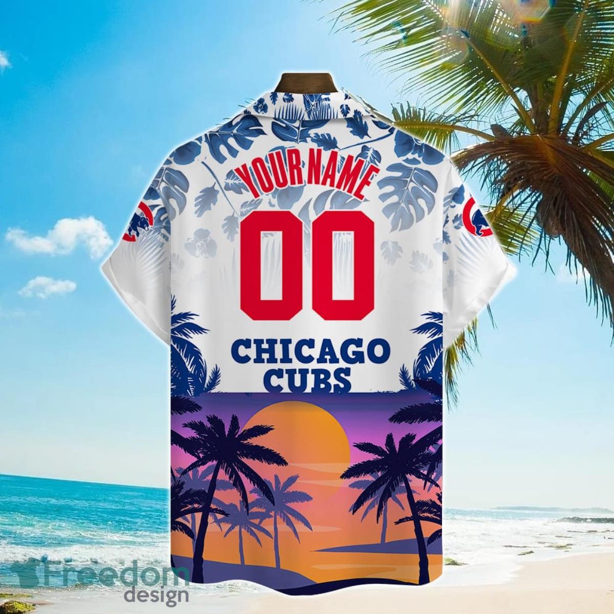 Chicago Cubs Major League Baseball MLB 3D Print Hawaiian Shirt For Real Fans  - Freedomdesign