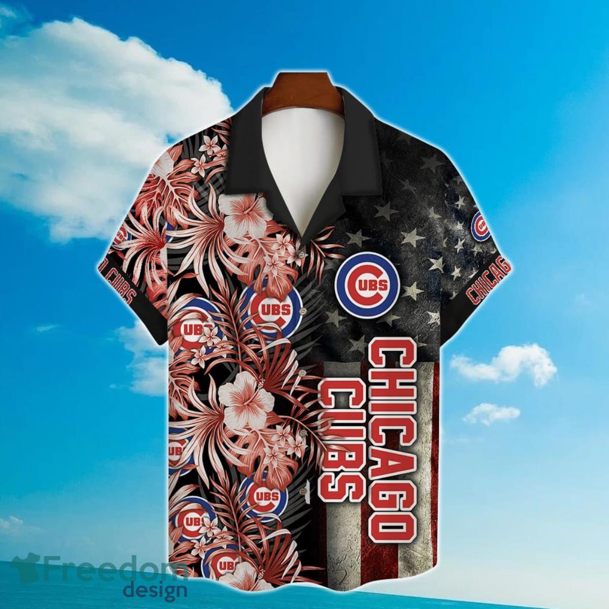 Chicago Cubs Major League Baseball AOP Baseball Jersey - Freedomdesign