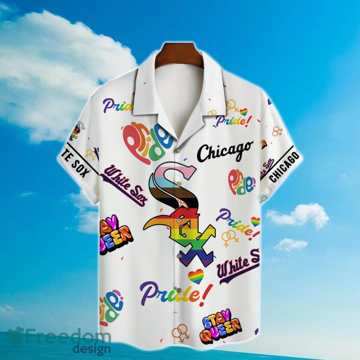 Chicago White Sox MLB Happy Pride Month Hawaiian Shirt Product Photo 2