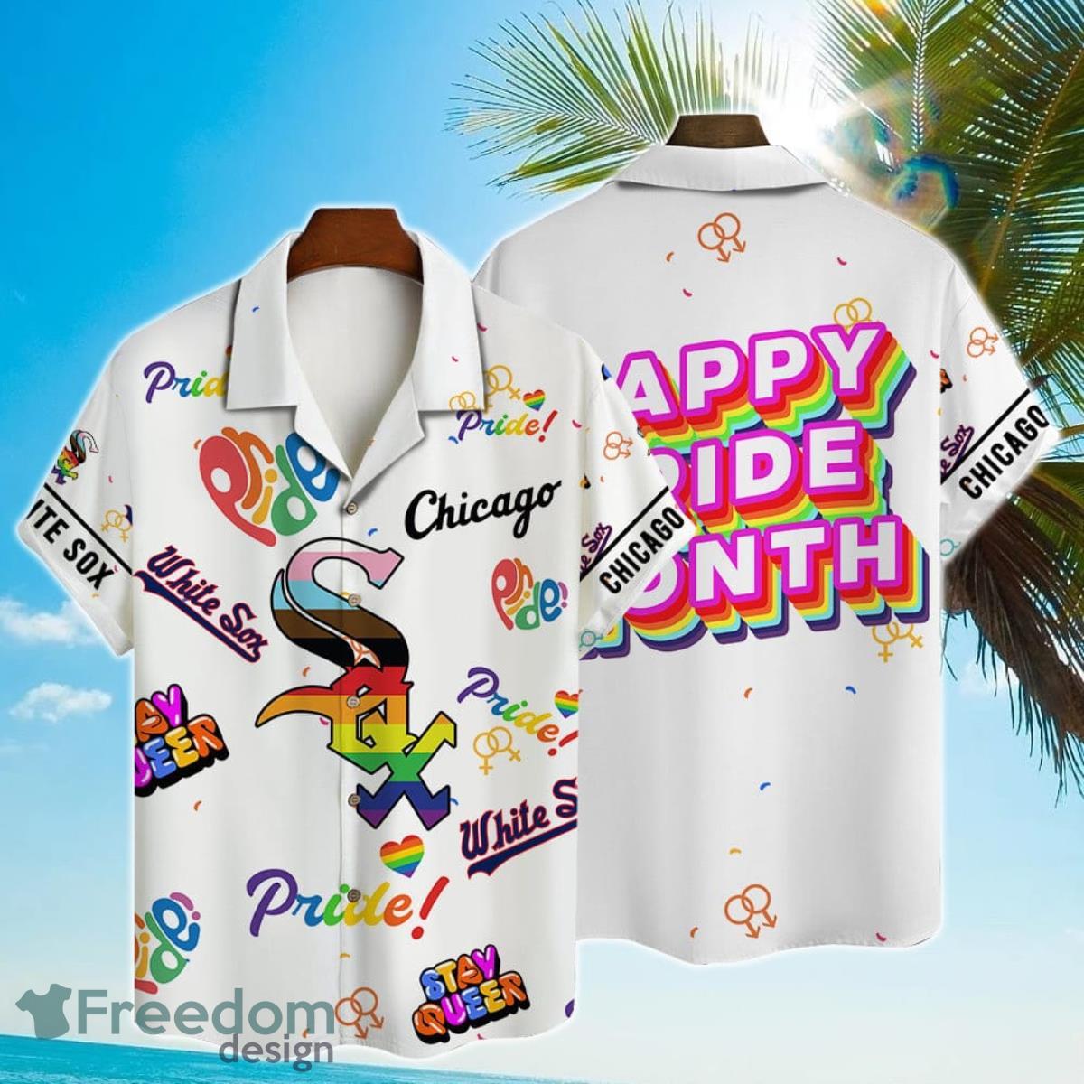 Chicago White Sox MLB Happy Pride Month Hawaiian Shirt Product Photo 1