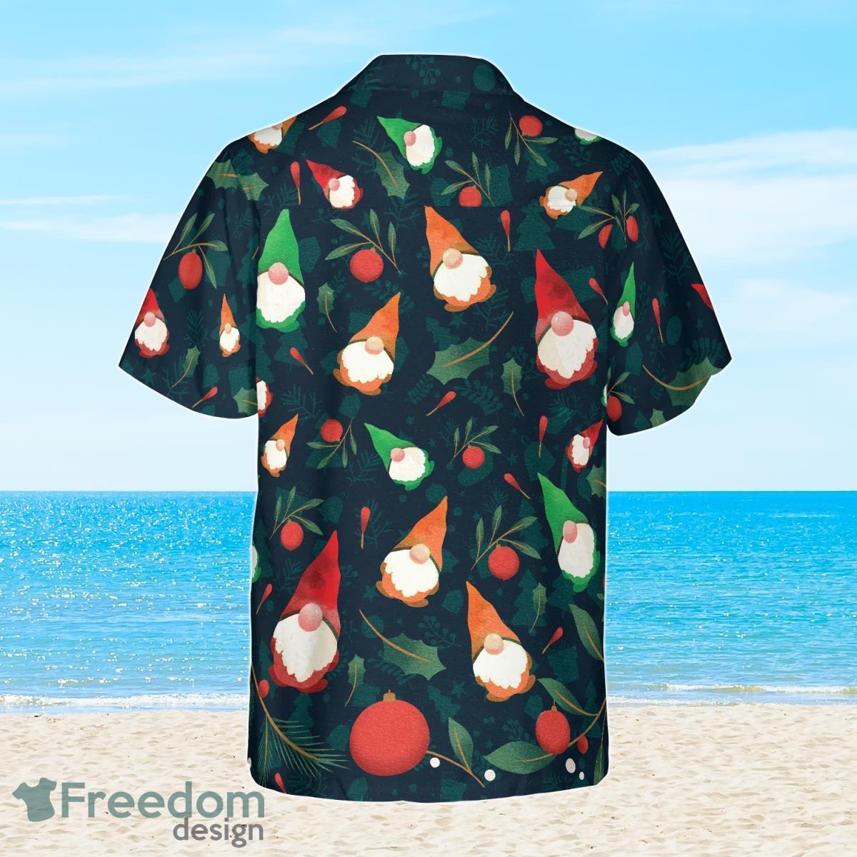 Christmas Gnome Pattern Hawaiian Shirt Special Gift For Men And Women Product Photo 2