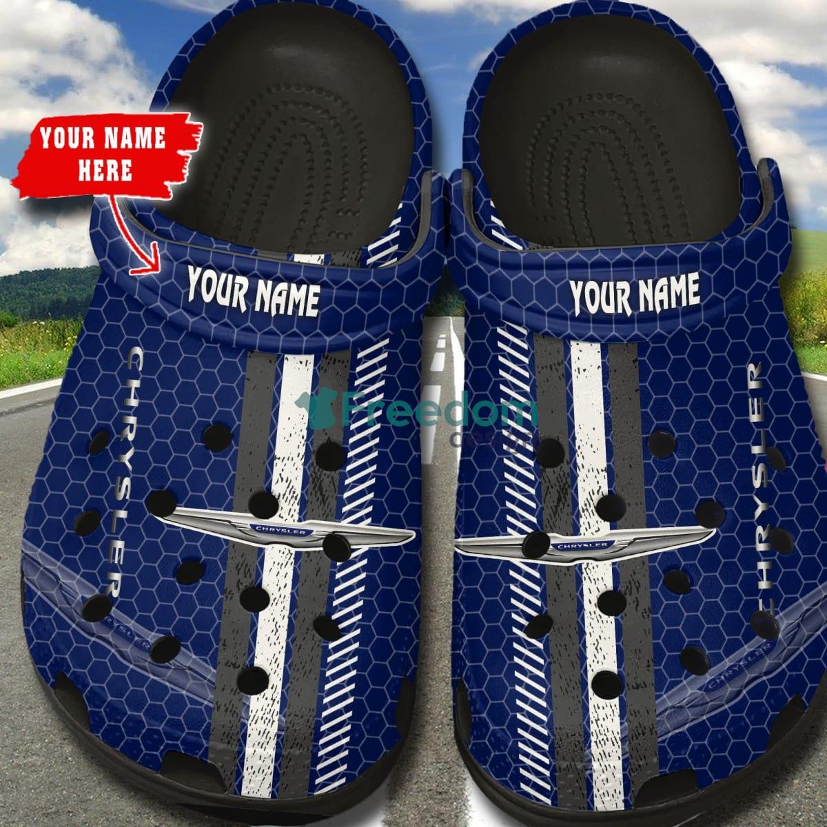Chrysler W Car And Motorcycles Logo Clog Shoes Custom Name - Chrysler _2