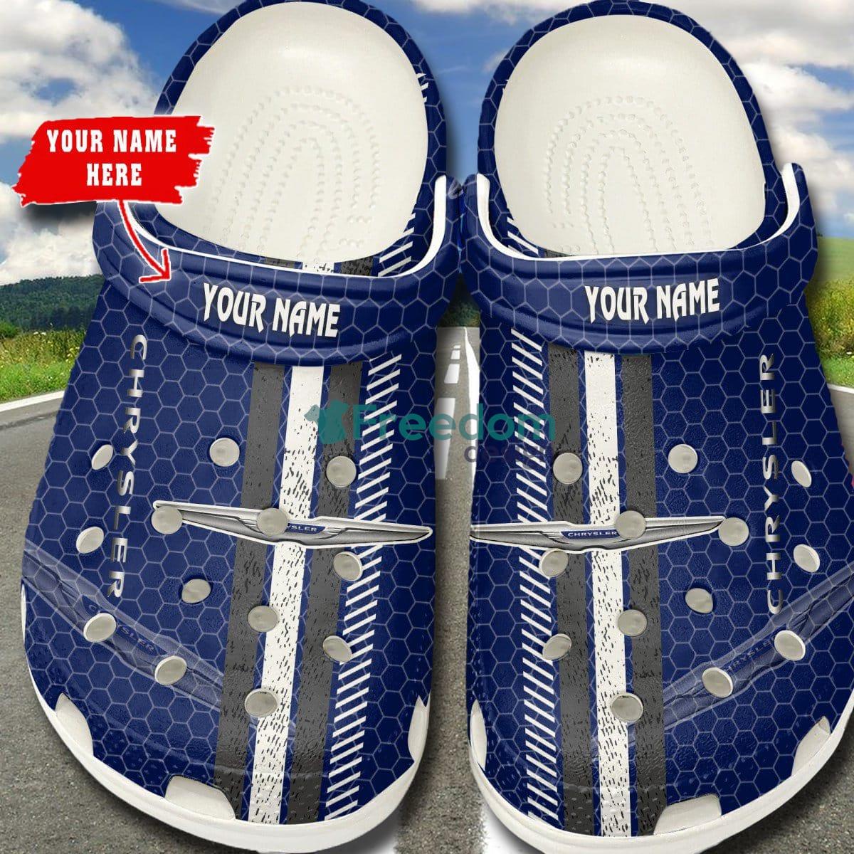 Chrysler W Car And Motorcycles Logo Clog Shoes Custom Name - Chrysler _1