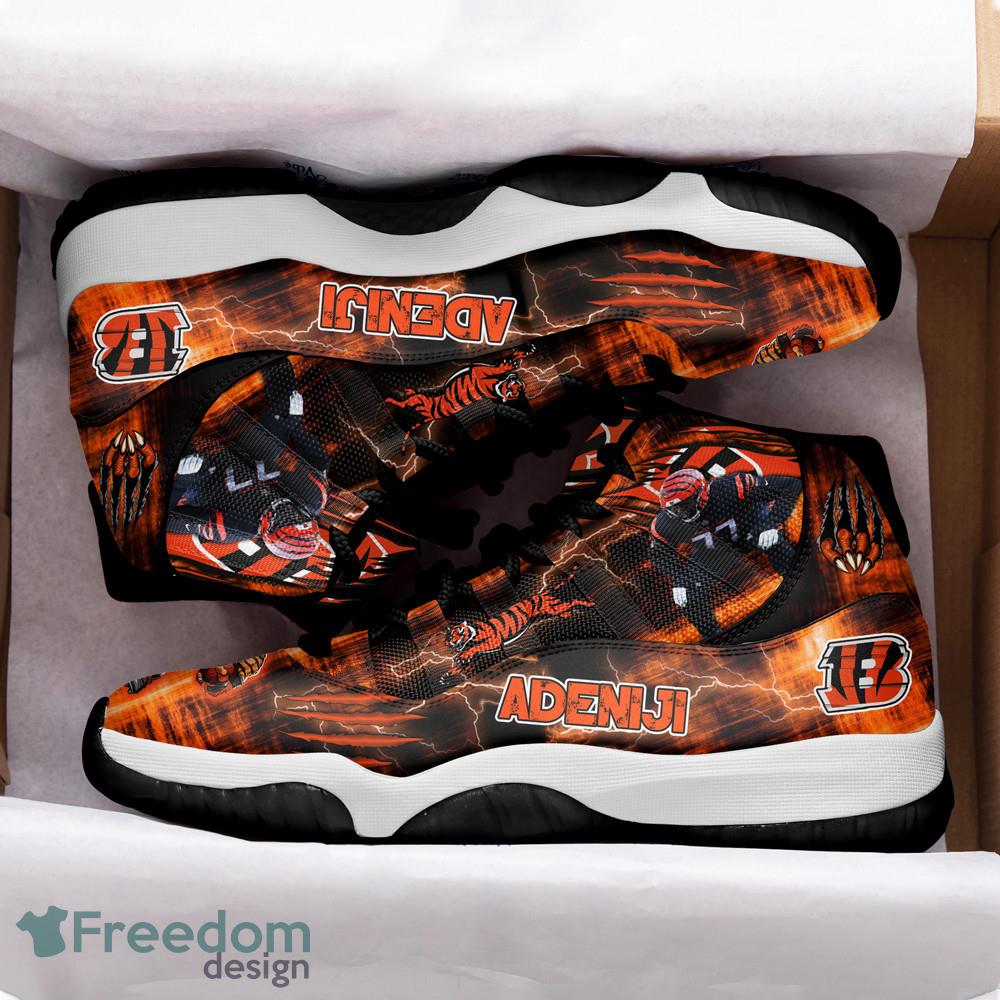 Cincinnati Bengals Hakeem Adeniji Air Jordan 11 Shoes For Men Women Product Photo 2