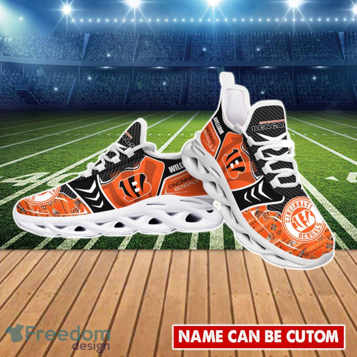 Cincinnati Bengals NFL New Clunky Sneakers Max Soul Shoes For Men