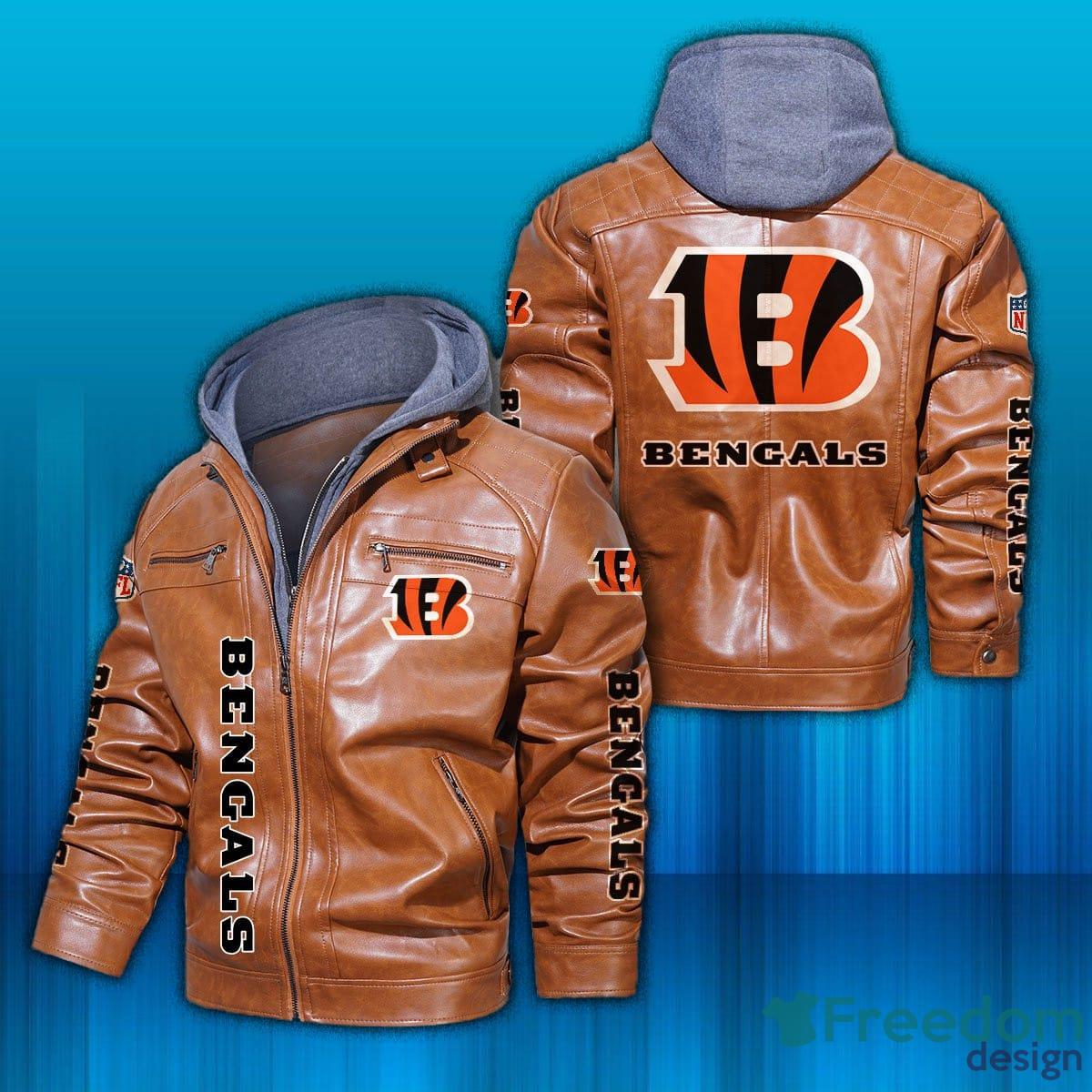 Cincinnati Bengals NFL Fans Leather Jacket For Men And Women - Freedomdesign