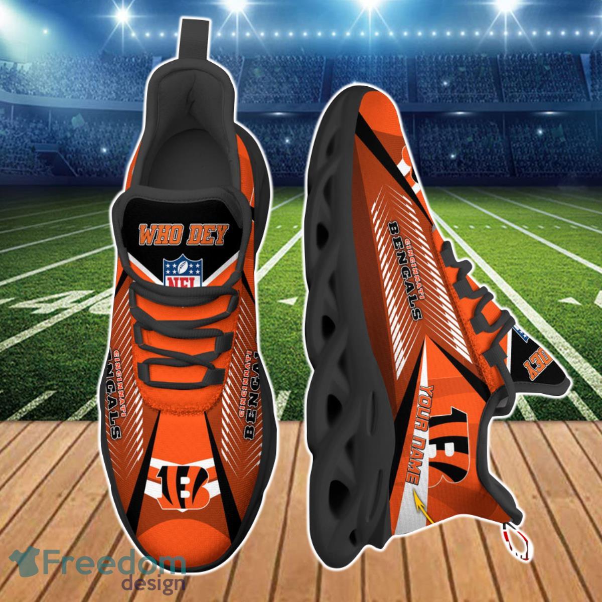 Cincinnati Bengals NFL Max Soul Shoes Custom Best Gift For Fans Product Photo 2