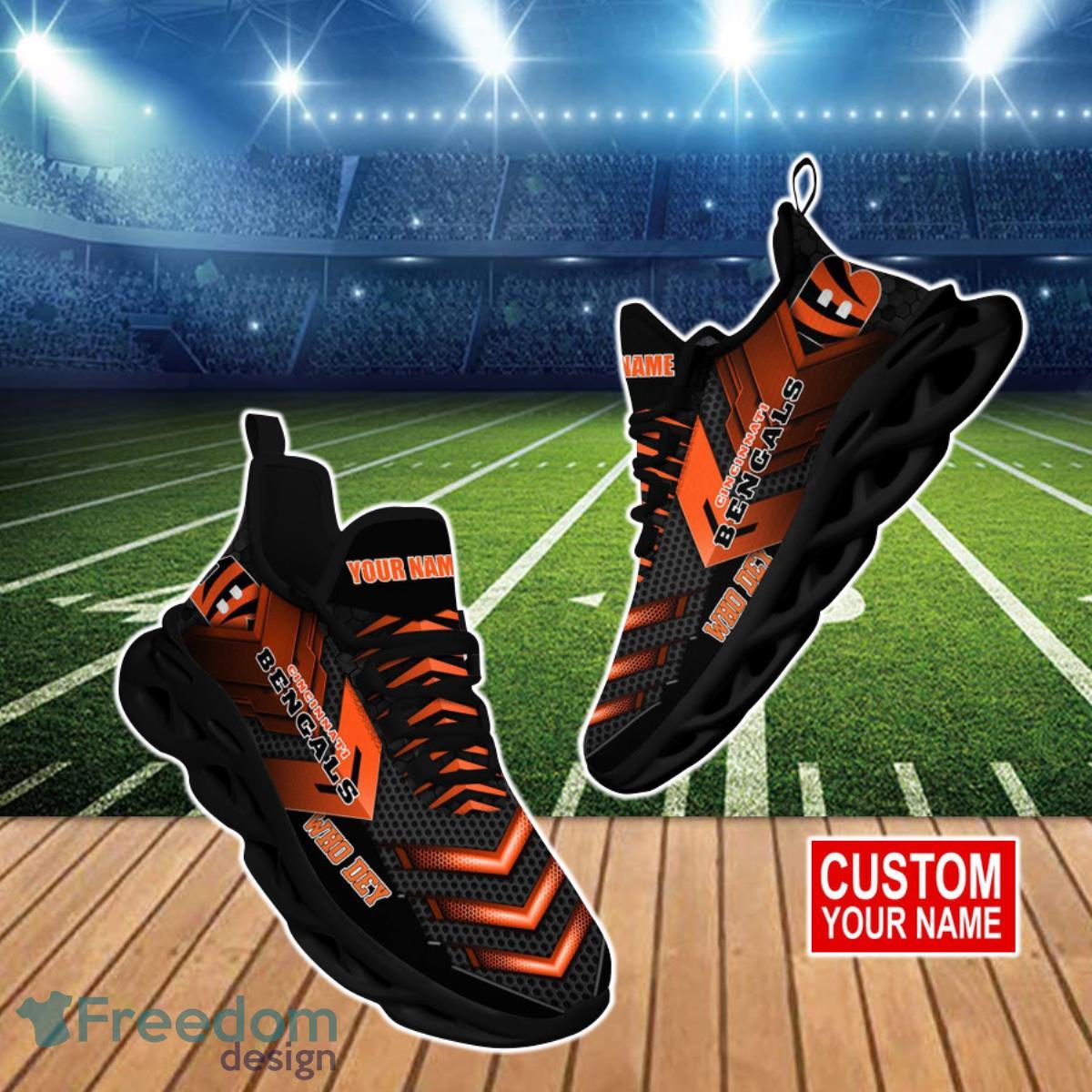 Cincinnati Bengals NFL Max Soul Shoes Custom Product Photo 1