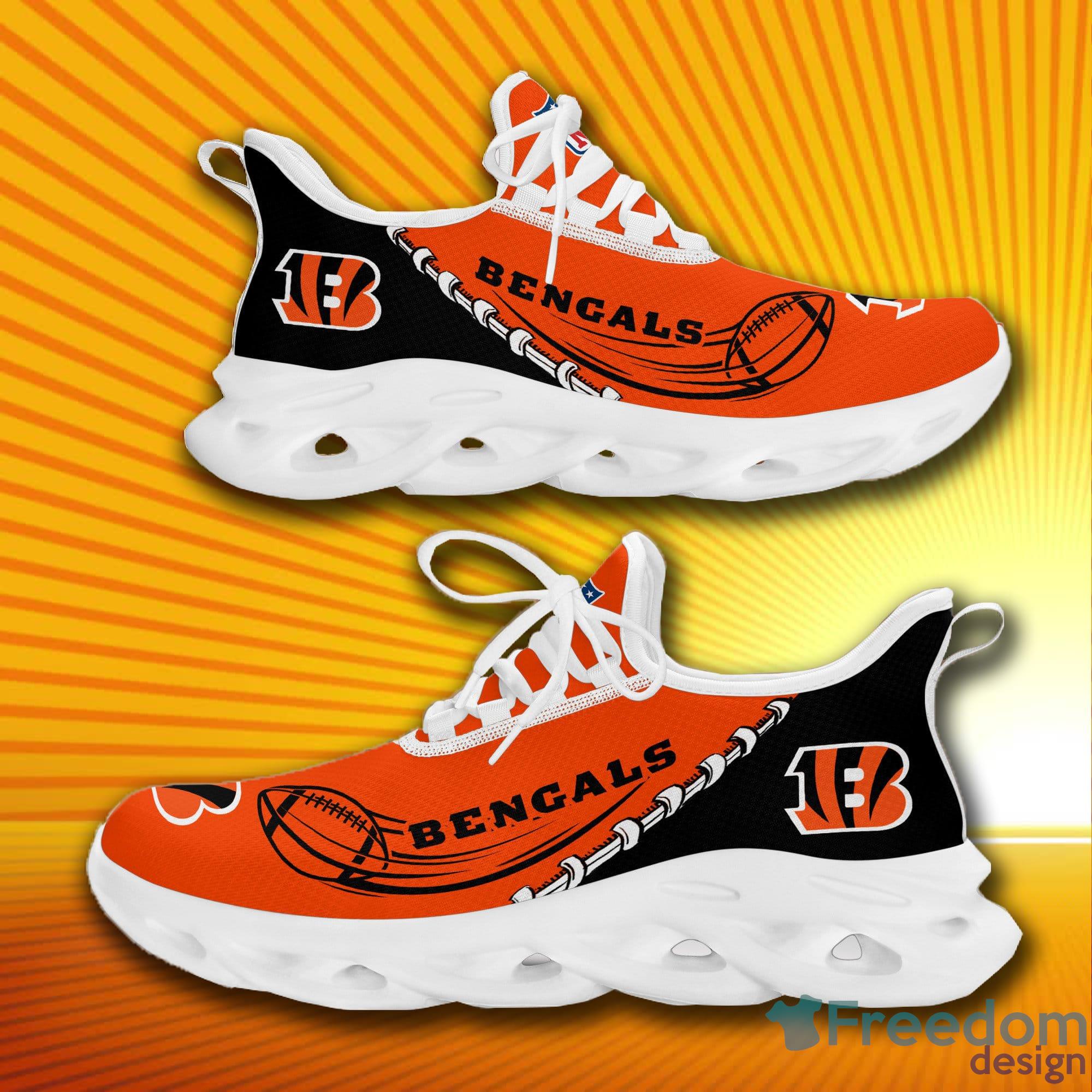 Cincinnati Bengals NFL Max Soul Sneakers Sport Shoes - Freedomdesign