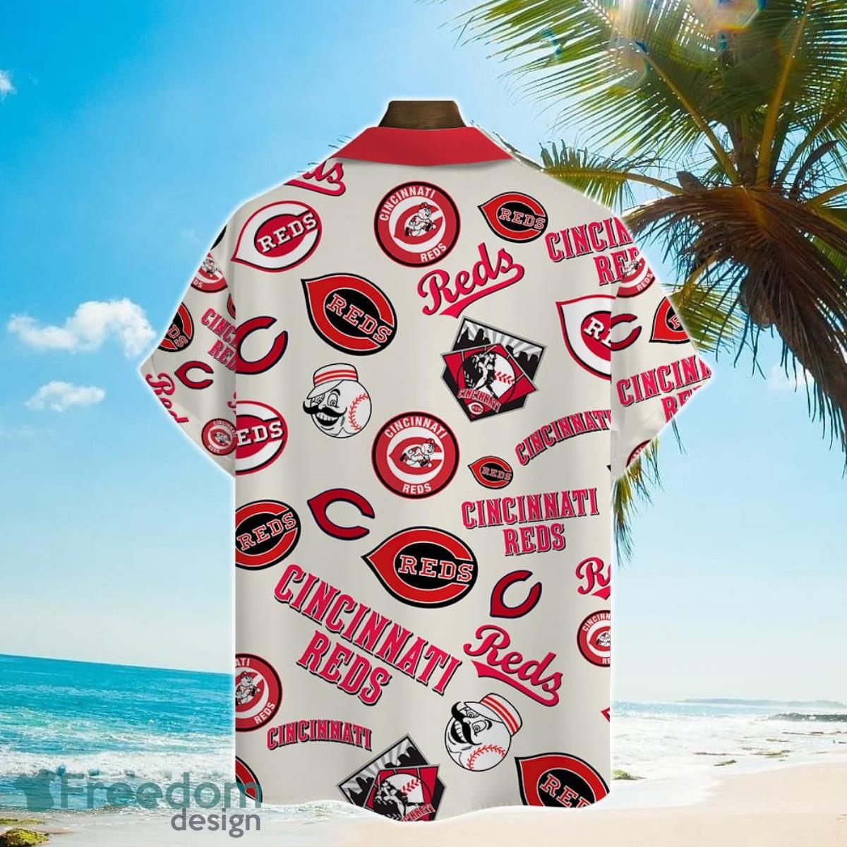 Cincinnati Reds Major League Baseball MLB 3D Hawaiian Shirt For Real Fans -  Freedomdesign